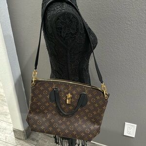 Louis Vuitton Flower Tote Shoulder Bag